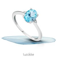 Anneau Lucciole Gioielli Femme in Or blanc Topazio AN18KT3OSI - AN18KT3OSI